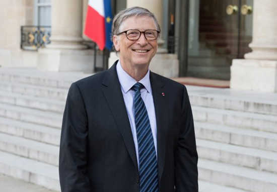 Stock Image : Bill Gates Paris 2018