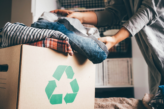: The pilot plant will showcase Worn Again’s ground-breaking polymer processing technologies for textile recycling. (Image Source: shutterstock_1721982319) 