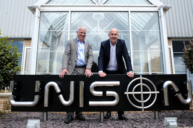 From left: Alan Pickering and Julian Kidger – Unison Ltd’s joint managing directors.